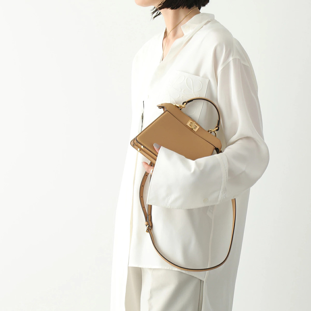 Fendi PEEKABOO ISee U handbag ABVE shoulder bag leather - Picture 7 of 8